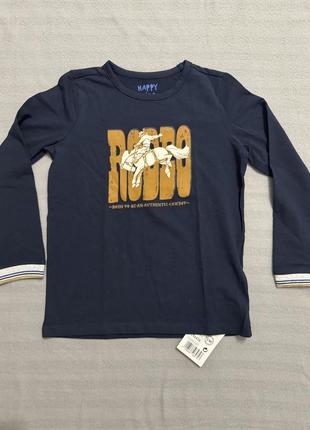 Лонгслів 110 родео бик ковбой ковбоєм 116 wild buffalo реглан тонка кофточка