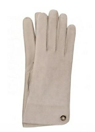Шикарные замшевые перчатки loro piana