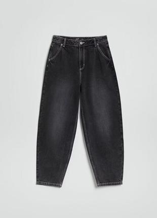 Новые джинсы baggy с контрастным швом