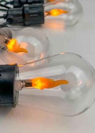 Світлодіодна ретро гірлянда лампа едісона гірлянда з лампочок в альтанку гірлянда з...