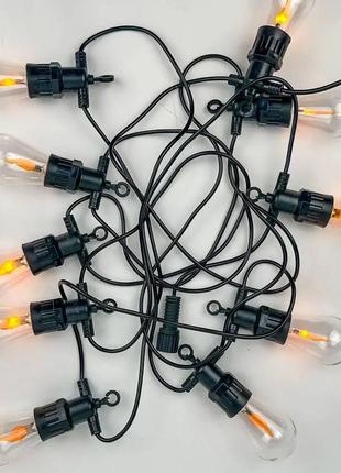 Світлодіодна ретро гірлянда лампа едісона гірлянда з лампочок в альтанку гірлянда з...