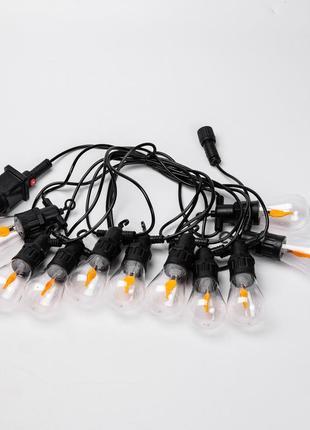 Світлодіодна ретро гірлянда лампа едісона гірлянда з лампочок в альтанку гірлянда з...