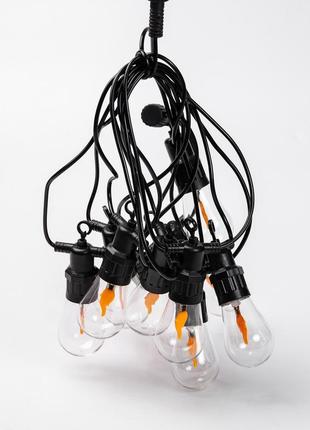 Світлодіодна ретро гірлянда лампа едісона гірлянда з лампочок в альтанку гірлянда з...