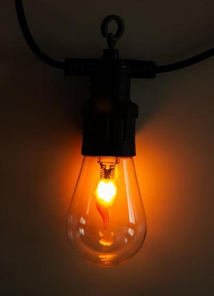 Світлодіодна ретро гірлянда лампа едісона гірлянда з лампочок в альтанку гірлянда з...