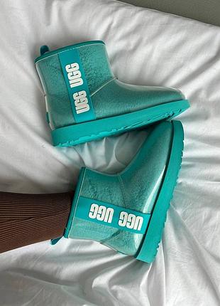 Ugg classic clear mini light blue 6
