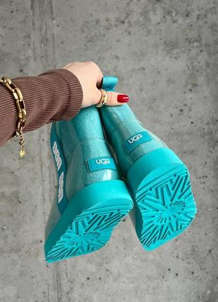 Ugg classic clear mini light blue 4