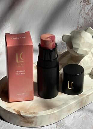 Мультистік рум'яна та помада для губ lucky chick lip & cheek multi stick lucky days 8 г