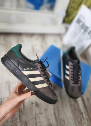 Кроссовки адидас газель унисекс, темно коричневые, adidas nemeziz