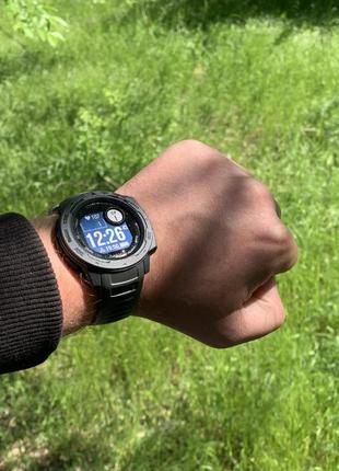 Garmin instinct смарт спорт часы захищений годинник як нові ідеал стан5 фото