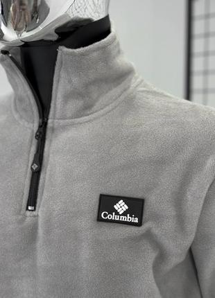 Мужская теплая флисовая кофта columbia премиум качество 2