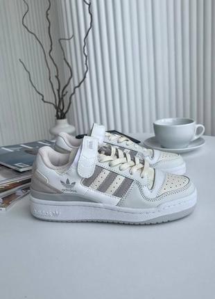 Женские кроссовки adidas forum white/grey