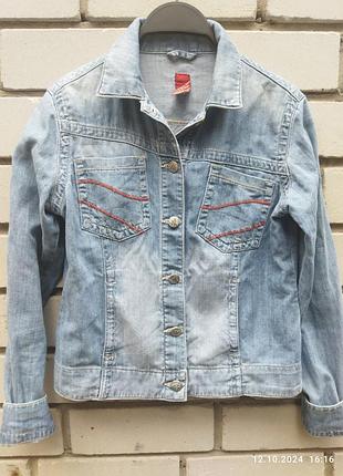 Пиджак джинсовый женский фирмы madoc, производитель турция.