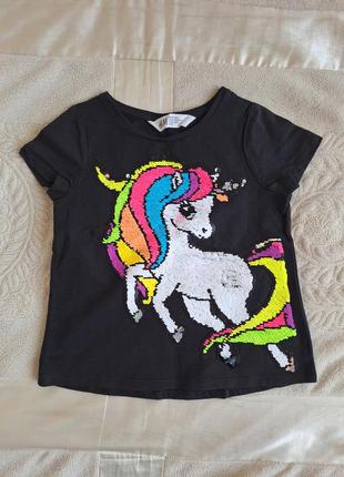 Футболка для девочки h@m