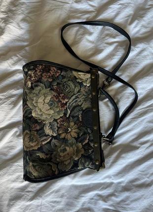 Сумка саквояж з гобелену