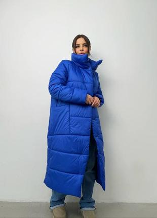 Теплое стеганое пальто, удлиненная куртка xs,s,m,l