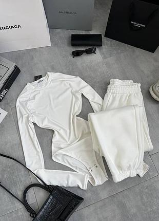 Костюм : боди + джоггеры / xs/s m/l