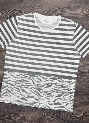 Льняная футболка allsaints letigree