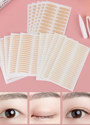 Набор лифтинг полоски для коррекции нависшего века бежевые наклейки для поднятия век...