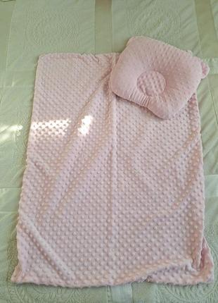 Пледик с подушечкой