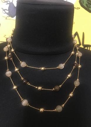 Ожерелье с натуральным камнем англия