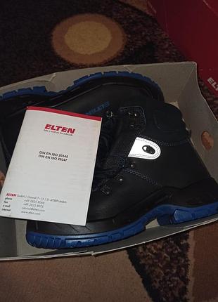 Новые рабочие сапоги/спецв обувь elten alessio ничечья, р. 39, стелька 26