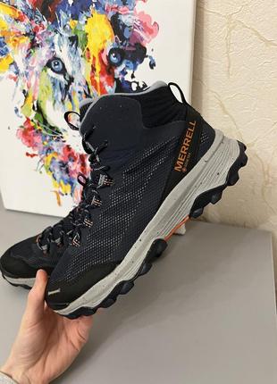 Merrell gore-tex   женские трекинговые/туристические кроссовки4 фото