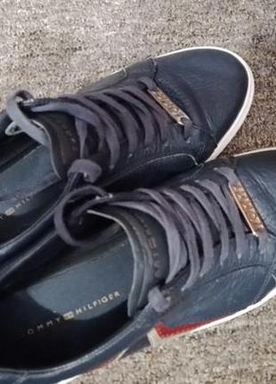 Фірмові оригінальні кросівки, шкіряні кеди, снікерси tommy hilfiger