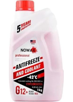Антифриз nowax red g12 1кг (nx01006) dd