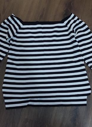 Кофта с открытыми плечами zara l