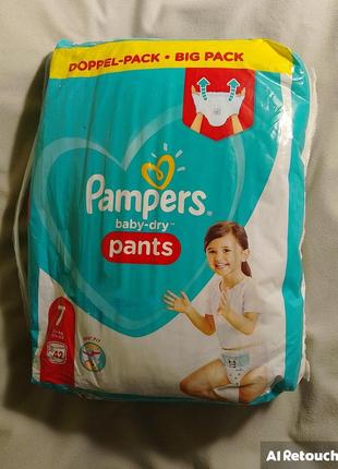 Подгузники - трусики pampers 7