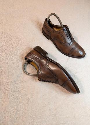 Броги allen edmonds 9.5размер ausa 42р. 27.5см made in usa original