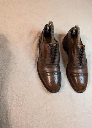 Броги allen edmonds 9.5размер ausa 42р. 27.5см made in usa original