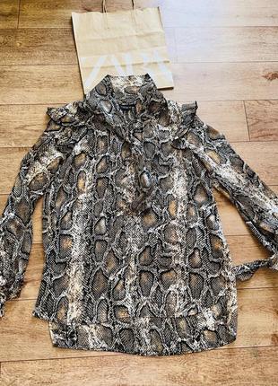 Zara красивая блуза !новые коллекции !оригинал!2 фото