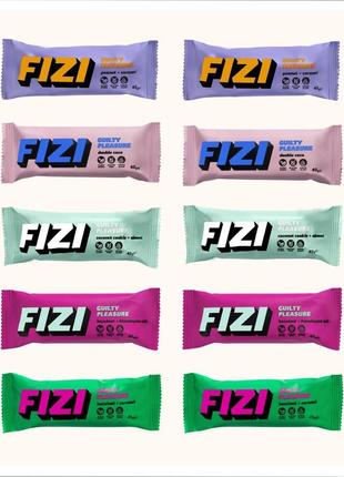 Fizi guilty pleasure box батончики бокс набор протеиновые батончики