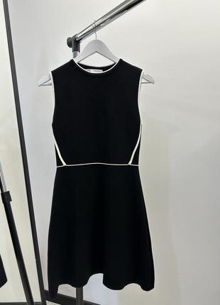 Трикотажное мини платье zara