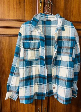 Сорочка тепла в клітку