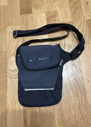 Сумочка вінтажна через плече мінінайк сумка-месенджер ретро vintage nike mini bag messenger sling swoosh retro adidas