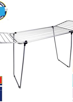 Сушарка для білизни підлогова casa si pluto 18m silver (cs92748q05)