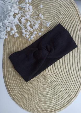 Тепла пов'язка ангорова осіння пов'язка на голову