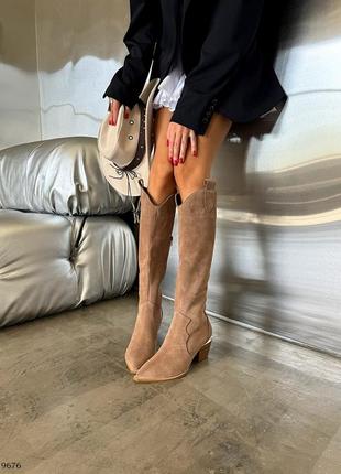 Круті чоботи козаки/ковбойки на змійці