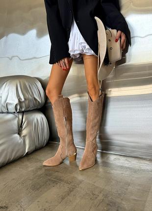 Круті чоботи козаки/ковбойки на змійці