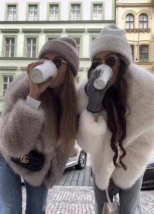 Шерстяна шапка zara, молочна/беж
