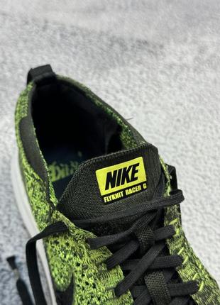 Мужские кроссовки nike flyknit golf racer volt sequoia6 фото