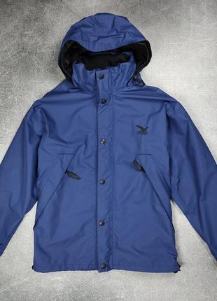 Salewa vintage gore-tex куртка мембрана дощовик синя трек хайк гортекс вінтаж