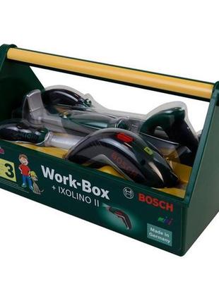 Дитячий набір інструментів klein bosch mini із шурупокрутом ixo (8510)