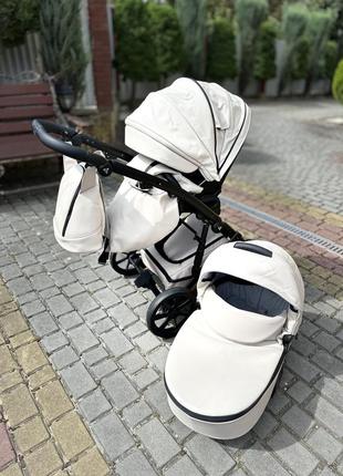 Коляска 2в 1 junama space beige 02