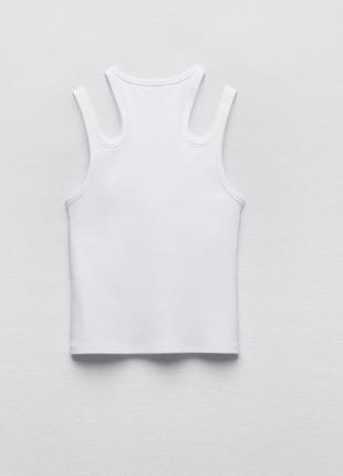 Майка з розрізами zara
