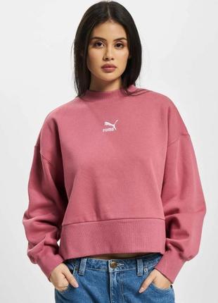 Свитшот утепленный puma classics puff (германия)! оригинал, р.xl/xxl