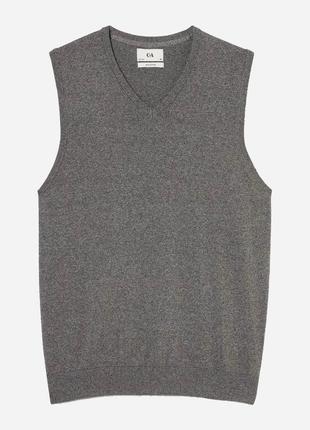 Гарний стильний чоловічий жилет c&a bio cotton етикетка5 фото