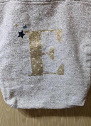 Удобный шоппер сумка с длинными ручками